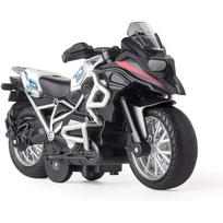 1/14 visureigis motociklas žaislas Traukiamas transporto priemonės su šviesa ir garsu Žaisliniai motociklai berniukams Motociklų žaislai vaikams 1/14-Size:12*7*5.5cm mėlyna