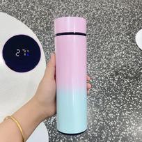 500ML Smart Insulation Cup Mini Thermos Cup Water Bottle Led Digital Temperature Display Stainless Steel Thermos Cup 500ML