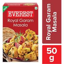 Everest Royal Garam Masala Powder 50 g Carton For Rich Aroma Robust Spice Blend Enhances Flavor In Everyday Cooking