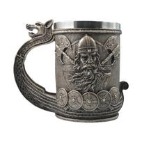 Vikingų Rūnų Alaus Puodelis 304 Nerūdijančio Plieno Bokalas Dervos Imitacija Piratų Šiaurės Dekoras Puodelis Kavos Puodelis Dovana Vyrams 1 gray