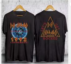 MENS WOMENS Vintage 1992 Def Leppard Concert Adrenalize 1992 World Tour T-shirt 4XL