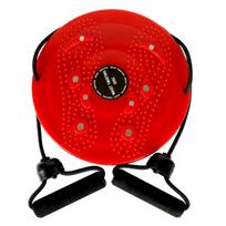 Twist Waist Disc Balance Board with Drawstrings, Body Shaping Waist Twisting Disc Fitness Waist Wriggling Plate raudona
