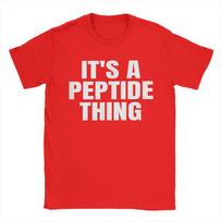 Its a Peptide Thing Funny Biohacking Longevity Unisex T Shirt  Amazing Tee Shirt Short Sleeve Crew Neck TShirt Plus Size Tops S