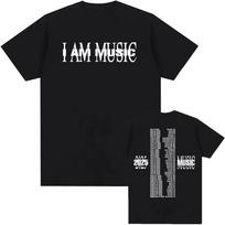 Playboi Carti I Am Music 2026 Tour T-shirt Short Sleeve Summer O-neck Tshirts Cotton Soft High Quality T Shirt for Men Print ... S įvairiaspalvis