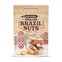 Urban Platter Brazilijos riešutai, 250 g (Turtingas selenu | Supermaistas | Vartokite 1 per dieną | Peru produktas)