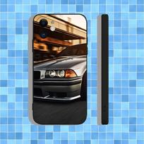 M3 E36 Galingas Senovinis Automobilis Dtm Telefono Dėklas Skirtas iPhone 16,15,14,13,12,11,Pro,Max,Plus,X,XS,XR,SE,8,7,Mini,Minkštas Silikoninis Juodas Dėklas iPhone12PROMAX