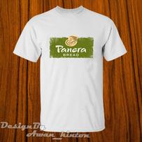 Men's and Women's T-shirts Panera Bread Logo Tshirt Cotton Made In usa Short Sleeve XXXXL