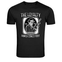The Loyalty Family Comes First Gangster Skull T-Shirt XXXL
