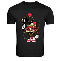 Hip Hop Bomb Character Graphic T-Shirt Street Style Tee S