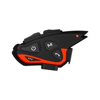 X6 Pro Motorcycle BT Helmet Intercom Headset Multi-Riders Communication IP65 Waterproof Music Sharing CVC Noise Reduction