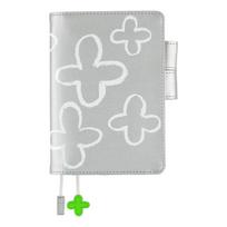 Hobonichi Techo Original Planner Cover Makoto Flower (A6) - Matsubayashi/Silver