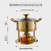Dingshijv 304 Stainless Steel Personal Hot Pot 16cm