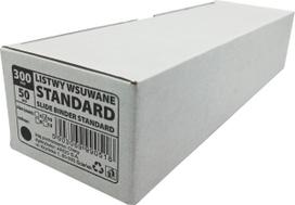 Standard Sliding Strip 10Mm /50Pcs/ Black Argo