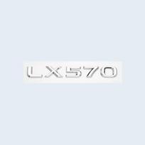 3D Chromuotos Blizgios Juodos ABS Raidės Skaičius LX450 LX470 LM570 Emblema Lexus Automobilio Bagažinės Logotipas Ženkliukas Lipdukas glossy black