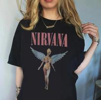 Vintage Nirvana In Utero Tour Grunge Kurt Cobain Angelic Unisex TShirt S5XL S