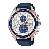 Casio Edifice 100m Water Resistant Chronograph Genuine Leather Belt EFR-539L-7C Mens Watch