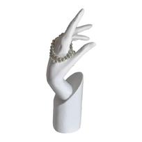 Lifelikes Woman Hand Replicas Fashion Accessory Portable for Jewelry Display Elevating Visual Appeal of Necklaces balta