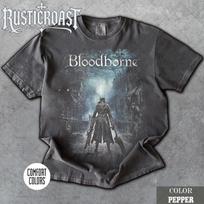 Limited Comfort Colors Bloodborne The Hunter T-Shirt, Gothic Game Tee, Distressed Gamer Fan T-Shirt, Gift For Women and Man Unisex T-Shirt 4XL