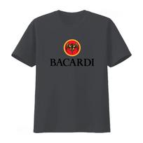 Bacardi Rum Logo White T Shirt Fast Shipping High Quality Stylish Design Vintage Washed Comfortable Unisex Soft Homme Fashion M