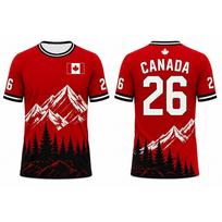 Canada Jersey Football Tees O-neck Summer Short Sleeve Unisex Streetwear Shirts Casual Men Women T-shirt Print Tops S