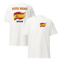 Personalized World Cup Supporter T-Shirt, Double-Sided Flag Design M