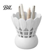 Multifunctional Desk Accessory Badminton Shape Pen Holder 3D Printed Creative Desktop Large Capacity Organizer Office Stationery Storage Box balta