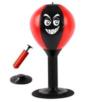 Inflatable Desktop Punching Bag With Suction Cup Desk Boxing Punch Ball  Home Training Style C