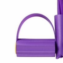 2PCS T Handle Resistance Band Trainer 4 Tube Sit up Trainer Pedal Resistance Band  Core Training 4 Tube+6 Tube