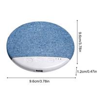 Sleep Sound Machine Professional Rechargeable Wireless White Noise Sound Machine for Sleeping Adults for Indoor Outdoor Office mėlyna
