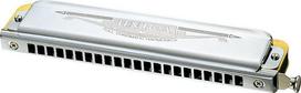 TOMBO Chromatic Slide Unika with included Harmonica, 22-hole, Type, 1244C, accessories.