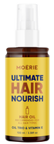 MOERIE Ultimate Hair Nourish maitinimui, drėkinimui ir apsaugai galvos odos aliejus, 100 ml