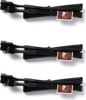 Skysčio aušinimo sistemos priedas Noctua NA-SEC3 4-Pin PWM Extension Cable 60cm, 60 cm, juoda sp., 3 vnt.
