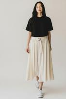 Laisvalaikio ilgas moteriškas sijonas, Bonprix, smėlio spalvos