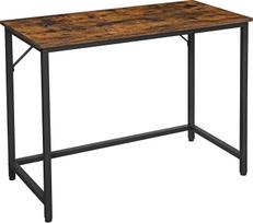 Rašomasis stalas Songmics Industrial, 100 cm x 50 cm, 75 cm, juoda sp./ruda sp.