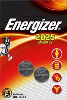 Energizer CR2025 ličio moneta baterija 3 V, 2,5 mm storio, 20 mm skersmens (637988)