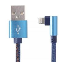 USB 2.0 duomenų laidas Gembird CC-USB2J-AMLML-1M-BL — USB A į Micro-USB B/Lightning, 1 m, mėlynas/juodas