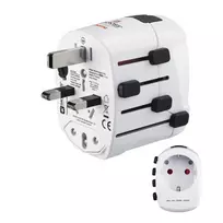 Hama World Travel Pro universalus kištukinis adapteris Baltas