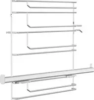 Beko 4480100203 teleskopinis bėgelis orkaitei, 1 lygis, sidabrinis