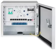 External Camera Distribution Point Expert-PoE/OTD-82GSFP - Valdomas pramoninis PoE+ jungiklis su 8 Gigabit PoE prievadais ir 2 SFP lizdais, IP67