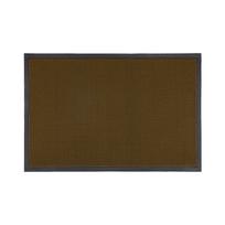 Durų kilimėlis Domoletti 3D, juoda sp./oranžinė sp., 80 cm x 120 cm x 1 cm