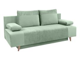 Sofa-lova Leon, žalia sp., 89 x 191 cm x 92 cm