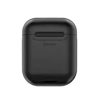 Baseus Apple 2in1 Silicone Protective and Wireless Charger Case for AirPods Black