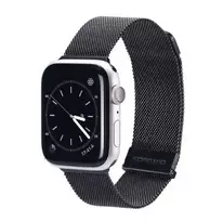 Dux Ducis Magnetic Loop Silicone Watch Band, skirtas Apple Watch Ultra / Series 8/7/6/5/4/3/2 / SE (49/45/44/42mm) - Juoda