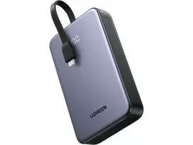 UGREEN Power Bank 20000mAh 20W 45762 Built-in Cable Grey
