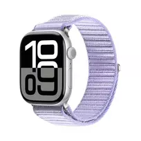 Dux Ducis Apple Watch 38/40/41/42MM YE Nylon Braided Loop Wrist Strap Purple