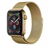 iLike Apple Magnetic Strap Watch 7 45mm Magnetic Band Bracelet Gold