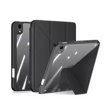 Dux Ducis Magi Case for iPad mini 6 (2021) Smart Cover with Stand and Apple Pencil Holder - Black