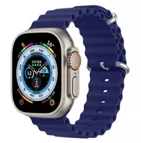Dux Ducis Silicone Sport Band for Apple Watch 45/44/42mm - Navy Blue
