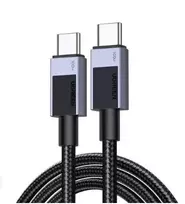 UGREEN USB-C 2.0 vyriškas į USB-C 2.0 vyrišką 5A duomenų laidas 1 m (45063) juodas