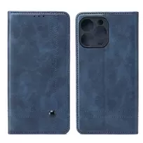 iLike Xiaomi Redmi Note 14 Pro 4G Smart Seam Book Case Navy Blue